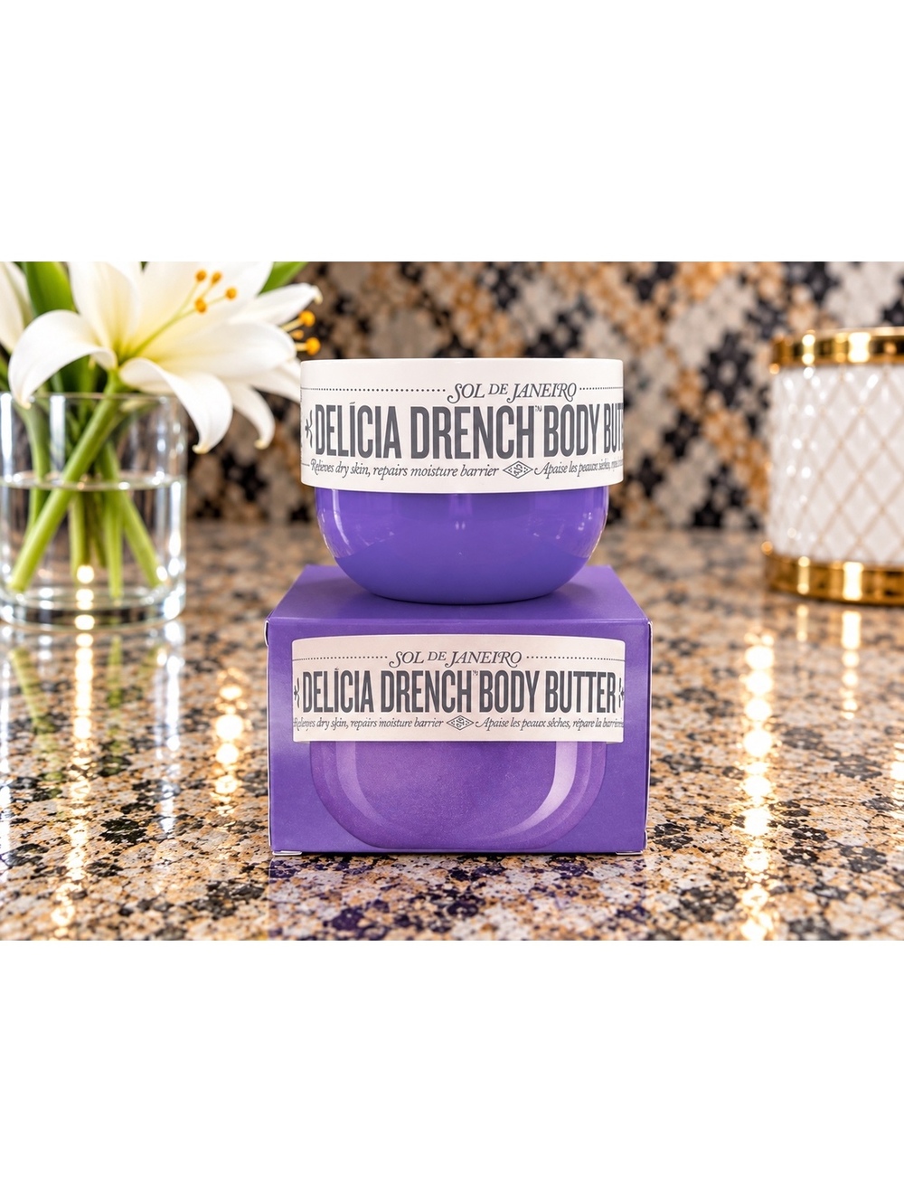 Sol de Janeiro Delícia Drench Body Butter large FULL SIZE 8.1 oz / 240 mL NEW